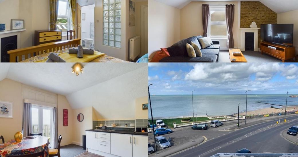 Flat, Amazing Balcony Sea View, Bike Store, With Sun Deck Margate Bagian luar foto
